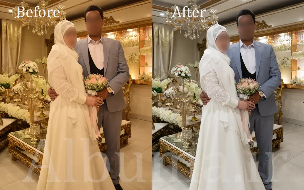 اصلاح رنگ و نور و ادیت تخصصی عکس