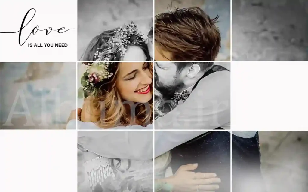 طراحی خاص و ویژه برای آلبوم عروس و قاب خاطراه